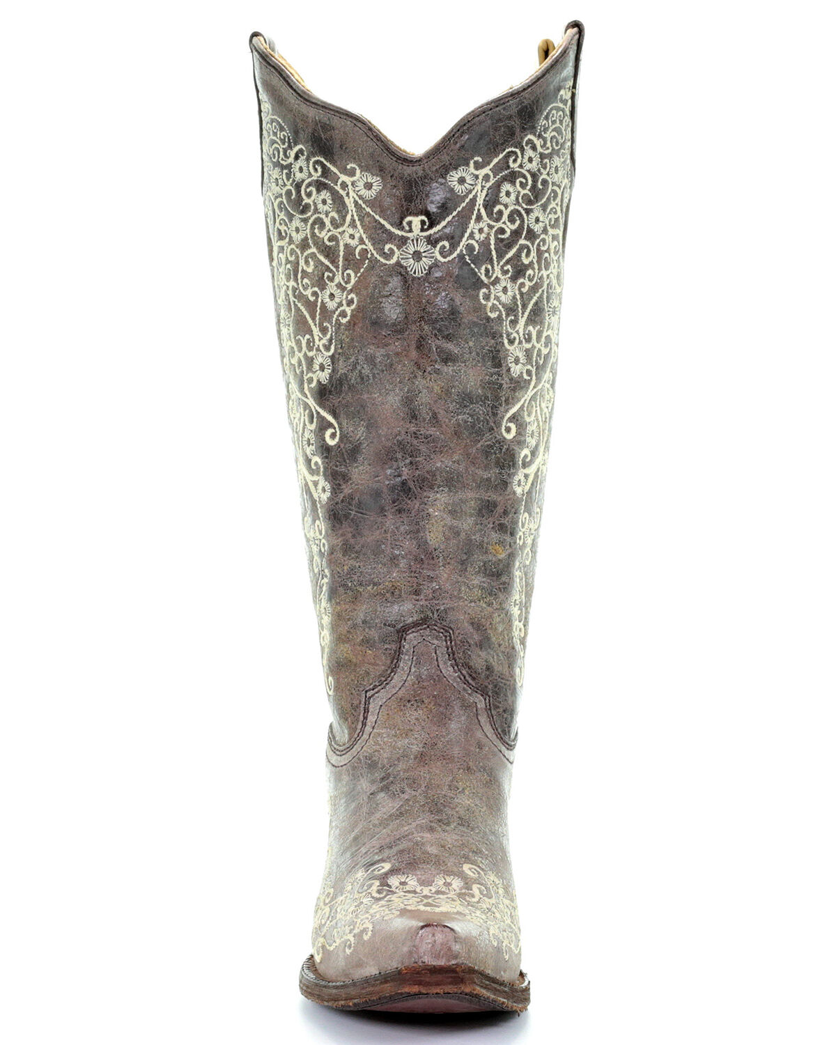 corral women's bone embroidery western boots