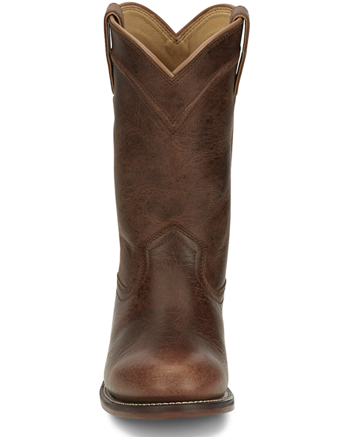 Image #4 - Justin Women's Holland Western Boots - Round Toe, Tan, hi-res