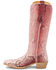 Image #3 - Tony Lama Women's Black Label Exotic Python Tall Western Boots - Snip Toe, Red, hi-res