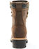 Image #5 - Hawx Men's 8" Waterproof Logger Boots - Steel Toe, Dark Brown, hi-res
