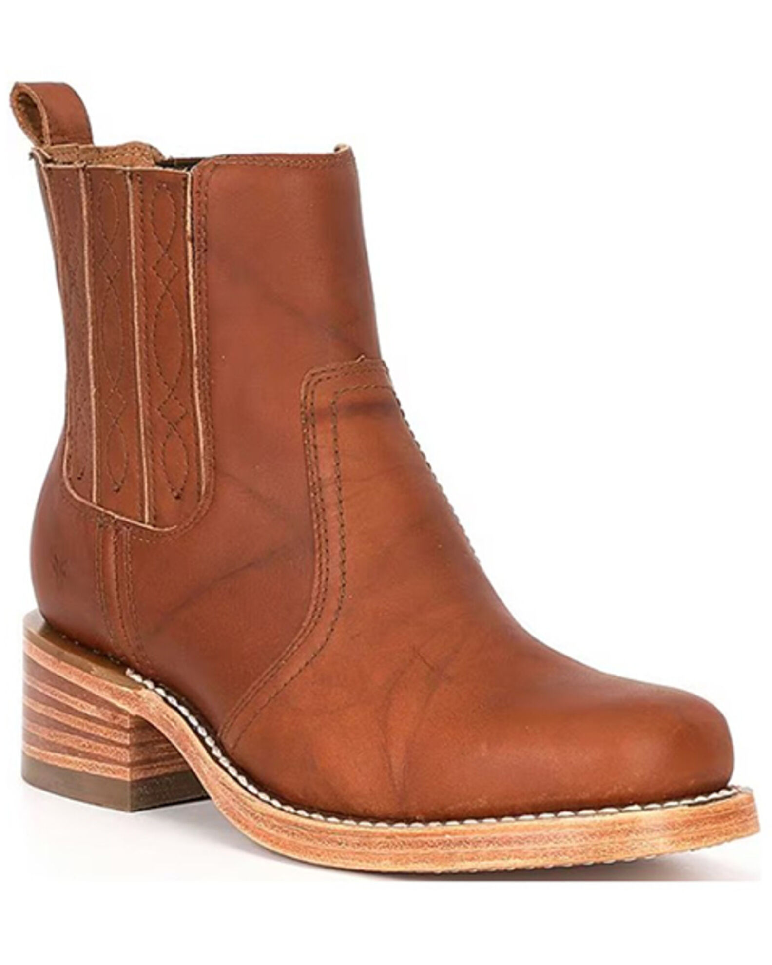 Frye Women s Campus Chelsea Booties Square Toe Sheplers