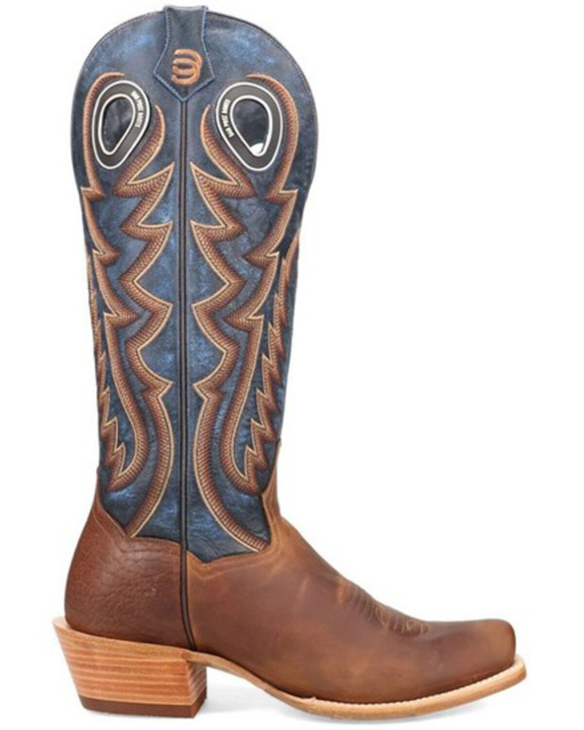 Image #2 - Dan Post Men's Bucky Tall Western Boots - Square Toe, Tan, hi-res