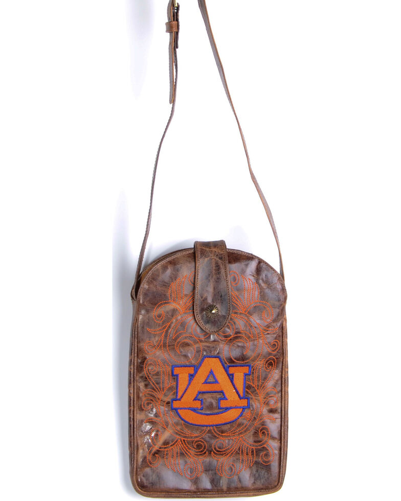 Gameday Boots Auburn University Crossbody Bag, Brass, hi-res
