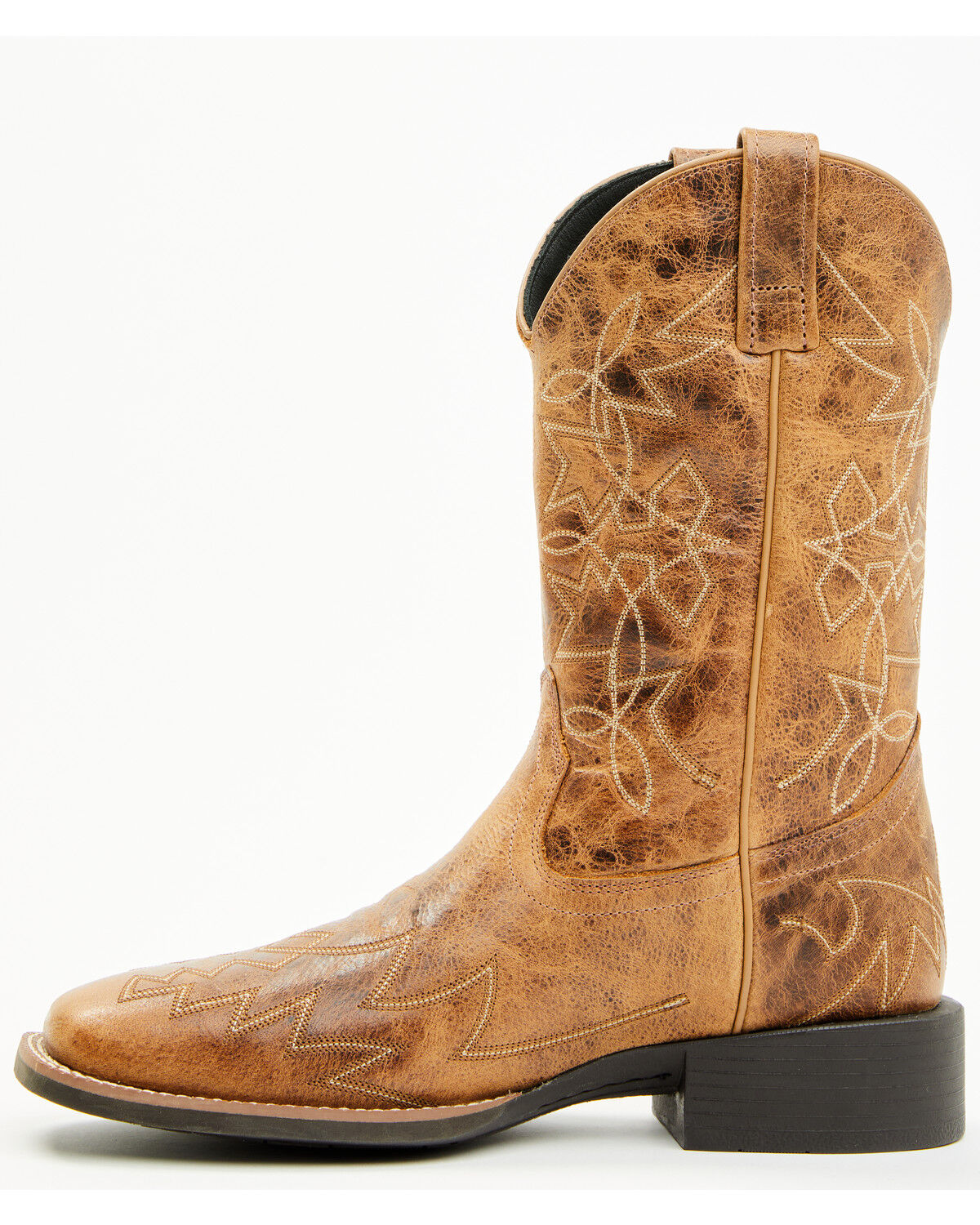 Image #3 - Cody James Men's Ace Performance Western Boots - Broad Square Toe, Brown, hi-res