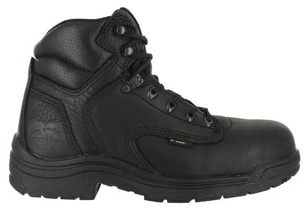 Image #6 - Timberland PRO Men's Titan 6" Work Boots - Alloy Toe , Black, hi-res