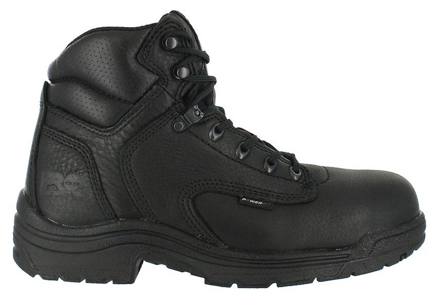 Image #6 - Timberland PRO Men's Titan 6" Work Boots - Alloy Toe, Black, hi-res