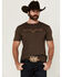 Image #1 - Kimes Ranch Men's Outlier Logo Short Sleeve Graphic T-Shirt, Brown, hi-res
