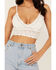 Image #3 - Free People Women's Amina Bralette, White, hi-res