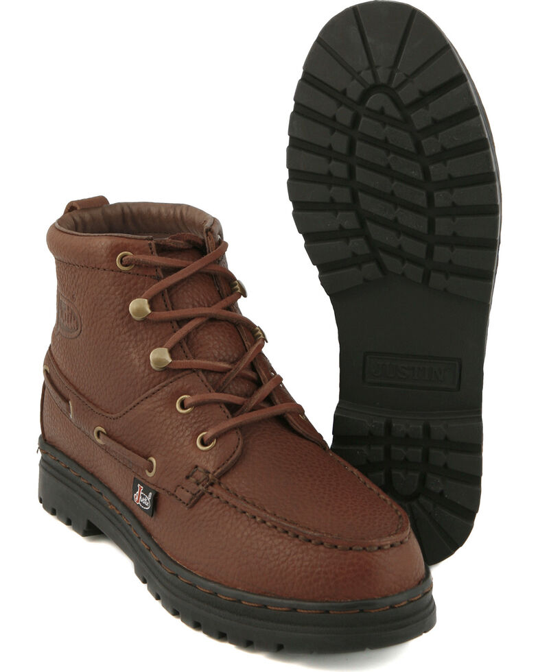 justin lace up boots women's