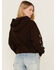 Image #4 - Wrangler Retro Women's Southwestern Sleeve Logo Hoodie, Brown, hi-res