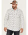 Moonshine Spirit Men's Wings All-Over Print Long Sleeve Snap Western Shirt , White, hi-res