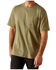 Image #2 - Ariat Men's Rebar Workman Short Sleeve Graphic Work Pocket T-Shirt , Sage, hi-res