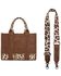 Image #3 - Wrangler Women's Leopard Print Concealed Carry Crossbody Bag, Brown, hi-res
