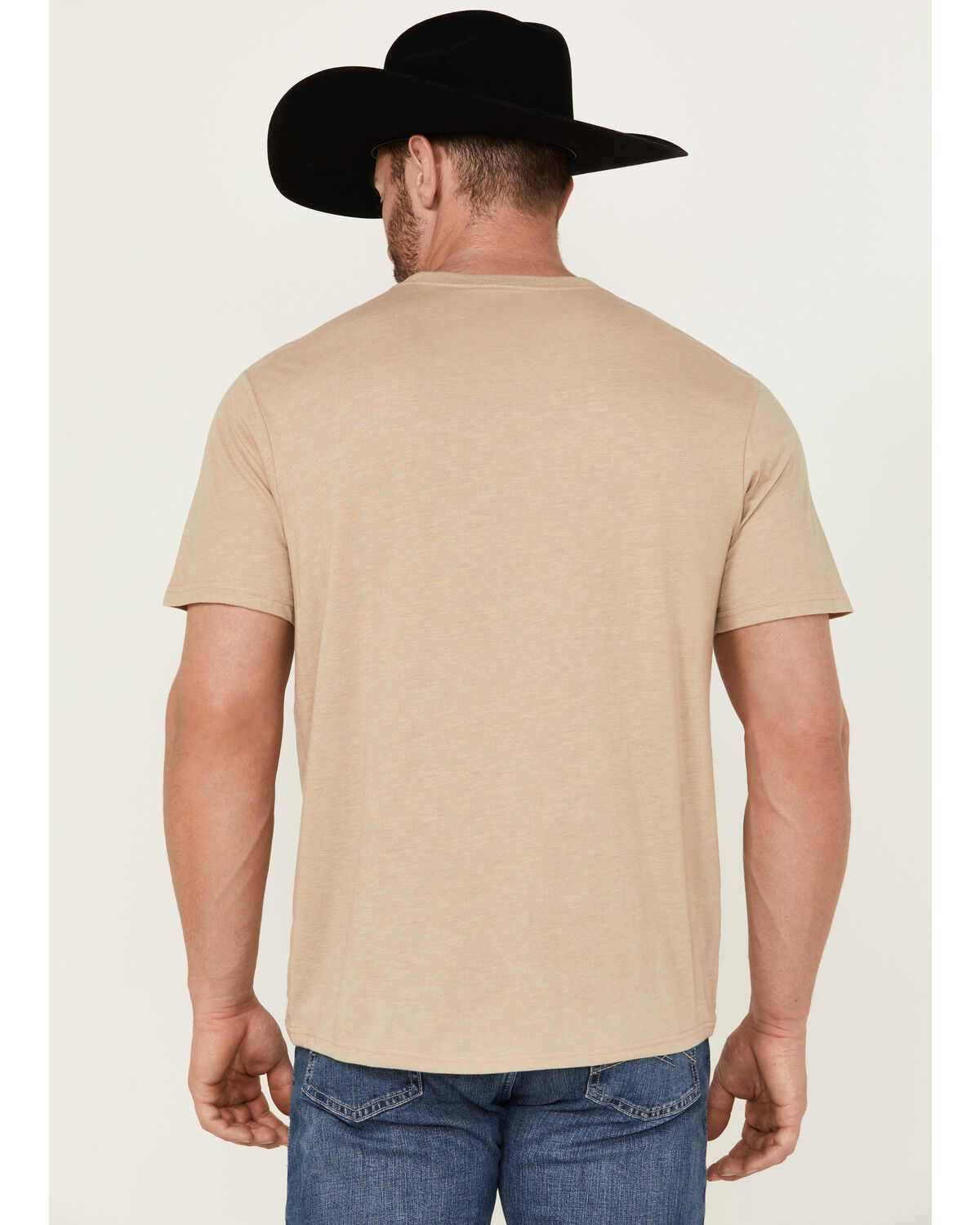Image #4 - Wrangler Men's Rope Logo Short Sleeve Graphic Print T-Shirt, Tan, hi-res