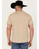 Image #4 - Wrangler Men's Rope Logo Short Sleeve Graphic Print T-Shirt, Tan, hi-res