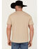 Image #4 - Wrangler Men's Rope Logo Short Sleeve Graphic Print T-Shirt , Tan, hi-res