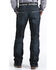 Image #1 - Cinch Men's Carter 2.4 Dark Wash Mid Rise Relaxed Bootcut Performance Jeans, , hi-res
