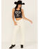 Image #1 - Dear John Women's Holly High Rise Cuffed Straight Stretch Denim Jeans, Wheat, hi-res