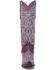 Image #3 - Corral Women's Glow in the Dark Tall Western Boots - Snip Toe, Dark Pink, hi-res