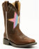 Image #1 - Shyanne Girls' Superstar Western Boots - Broad Square Toe , Brown, hi-res