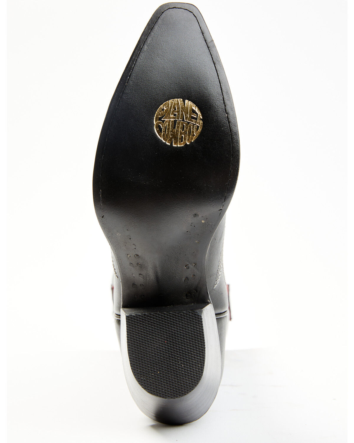 Image #7 - Planet Cowboy Women's Psychedelic Lines On The Highway Leather Western Boot - Snip Toe, Black, hi-res