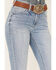 Ariat Women's R.E.A.L. Light Wash High Rise Felicity Stretch Bootcut Jeans, Blue, hi-res