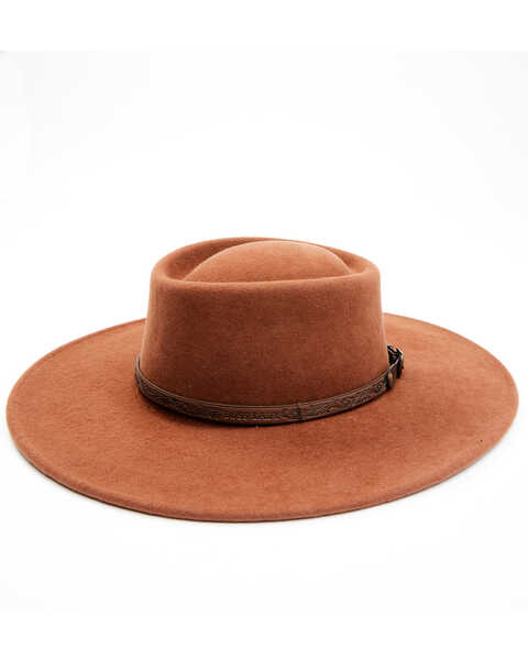Idyllwind Women's She's A Boss Lady Wool Felt Western Hat , Rust Copper, hi-res