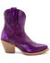 Image #2 - Ferrini Women's Pixie Western Booties - Pointed Toe , Purple, hi-res