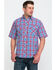 Image #5 - Resistol Men's Yosemite Small Plaid Short Sleeve Western Shirt, , hi-res
