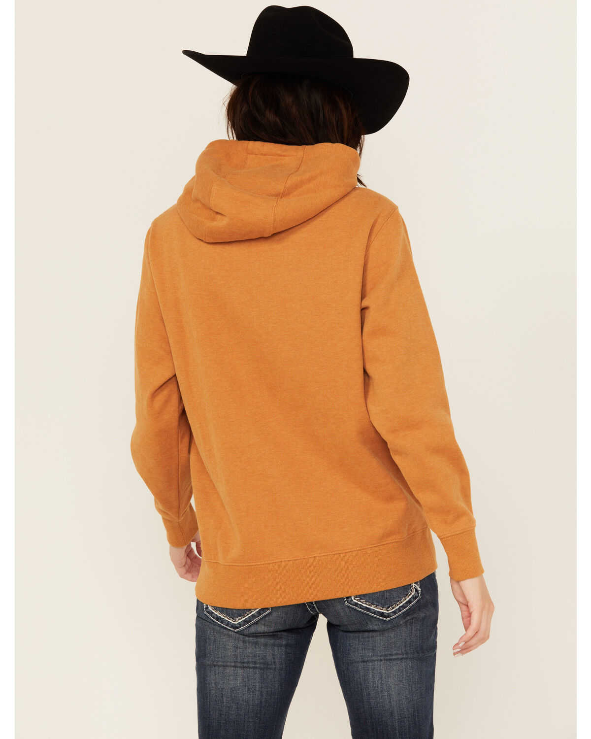Image #4 - Ariat Women's Boot Barn Exclusive Chenille Logo Hoodie, Brown, hi-res