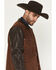 Image #2 - Moonshine Spirit&reg; Men's Brody Color Block Leather Button-Down Jacket, Rust Copper, hi-res