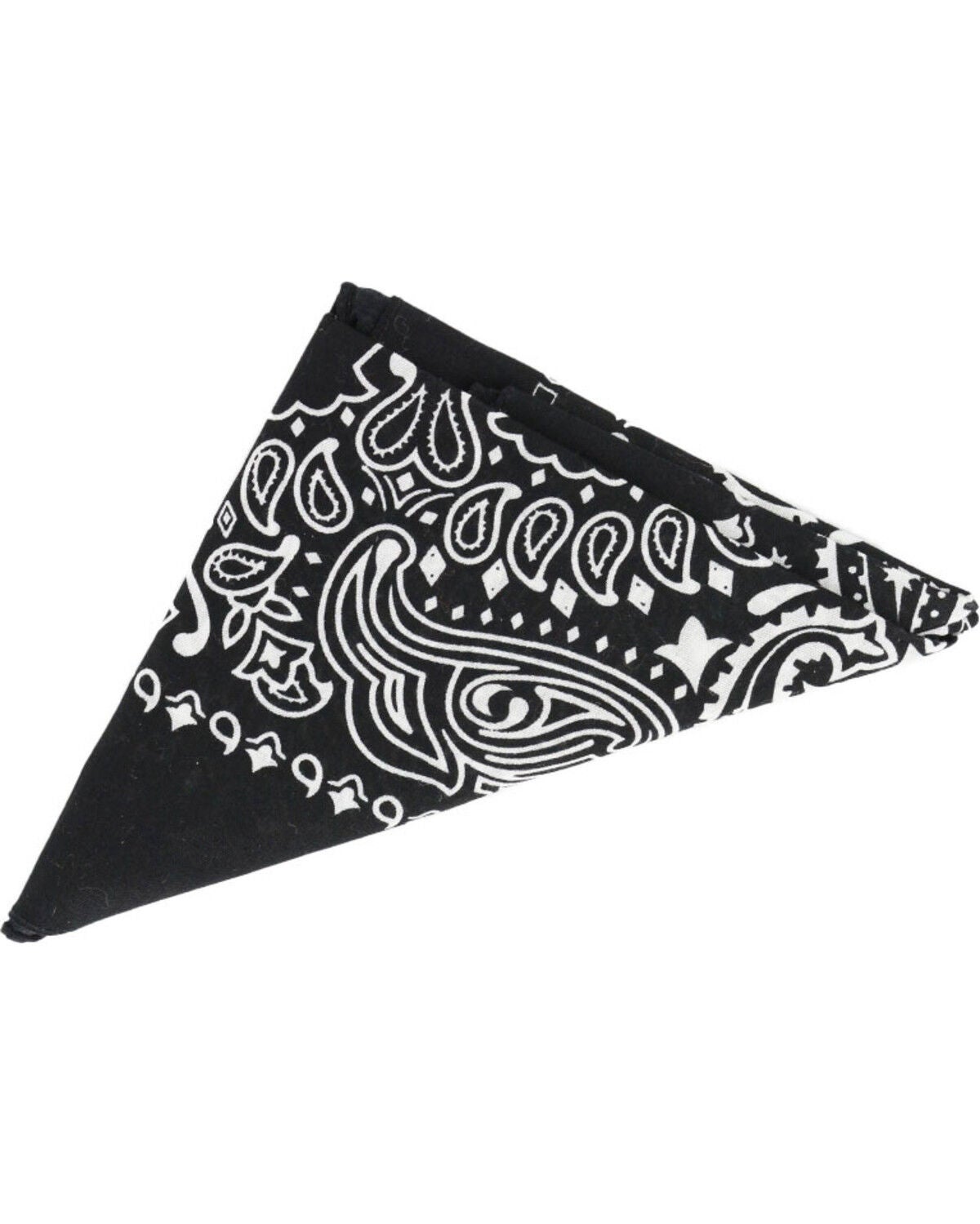 Cody James Men's Western Bandana, Black, hi-res