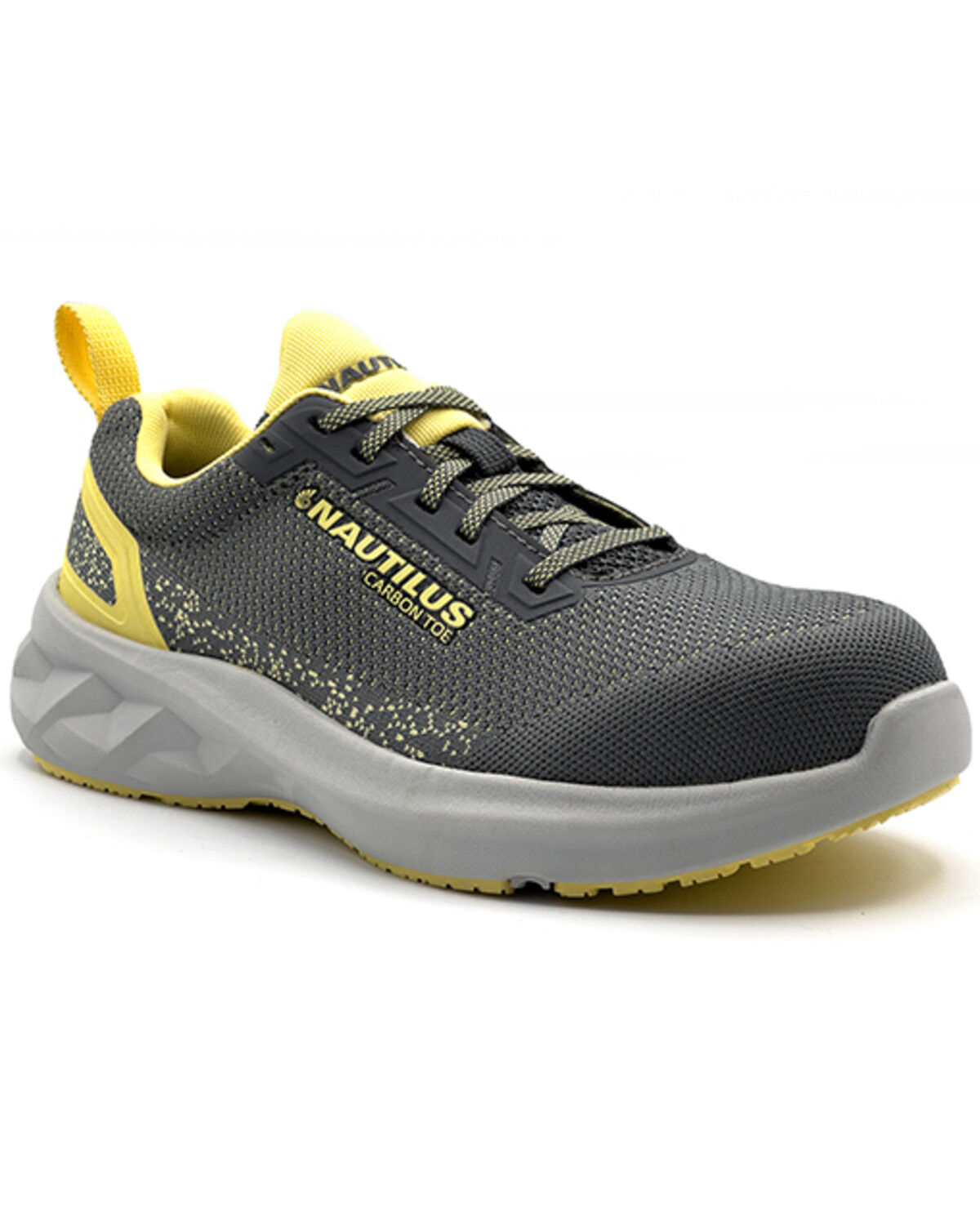 Image #1 - New Balance Men's Nautilus Springwater Work Shoes - Carbon Toe, Stone, hi-res