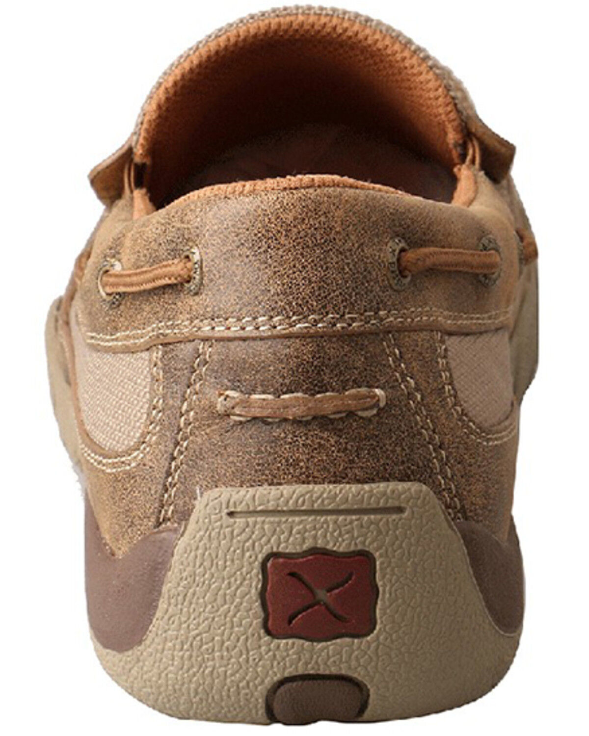 Image #5 - Twisted X Men's Slip-On Driving Shoes - Moc Toe, Brown, hi-res