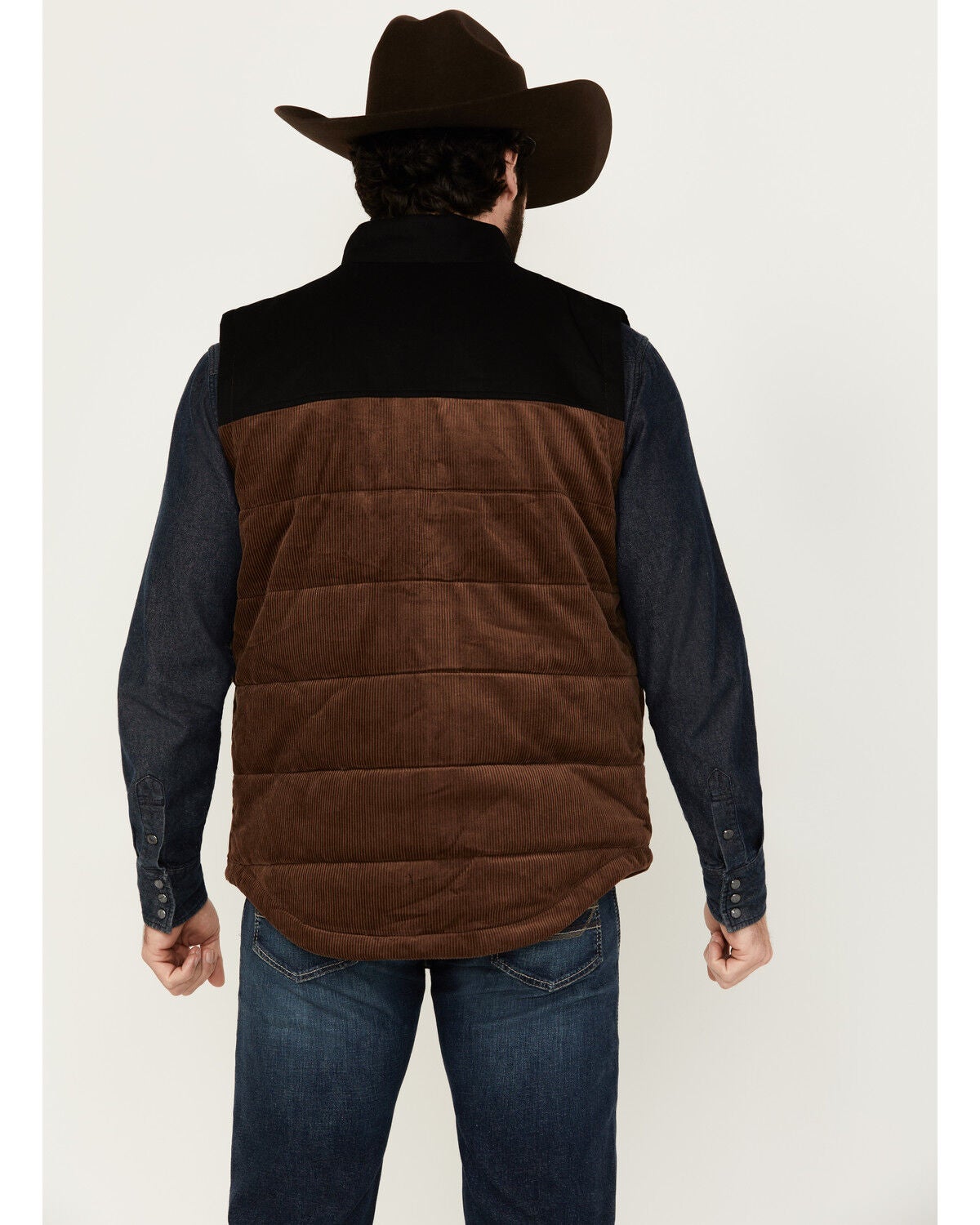 Men's Corduroy Puffer Vest
