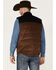 Image #4 - Cody James Men's Waren Corduroy Puffer Vest, Brown, hi-res