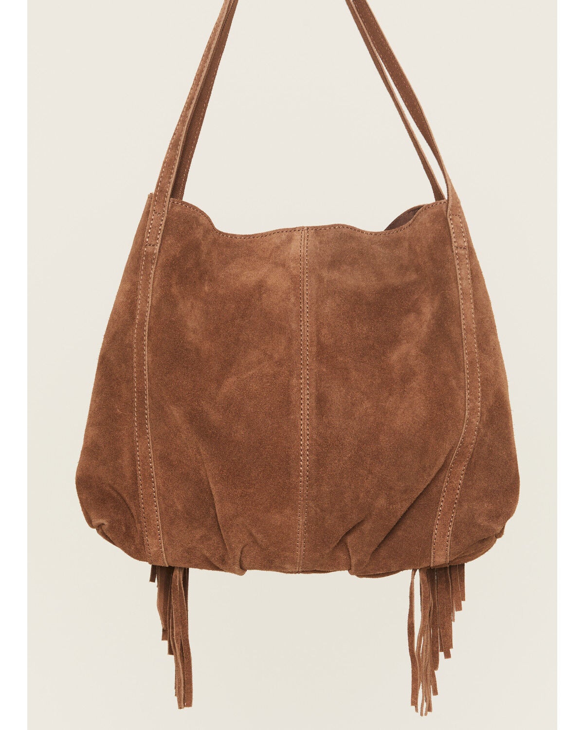 Image #3 - Avondayle Women's Suede Mini Tote with Fringe, Brown, hi-res