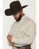 Image #2 - George Strait by Wrangler Men's Paisley Print Long Sleeve Button-Down Stretch Western Shirt - Tall, Brown, hi-res