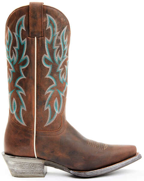Image #2 - Shyanne Women's Darcy Western Boots - Snip Toe, Brown, hi-res