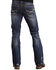 Stetson Rock Fit X Stitched Jeans - Big & Tall, Dark Stone, hi-res