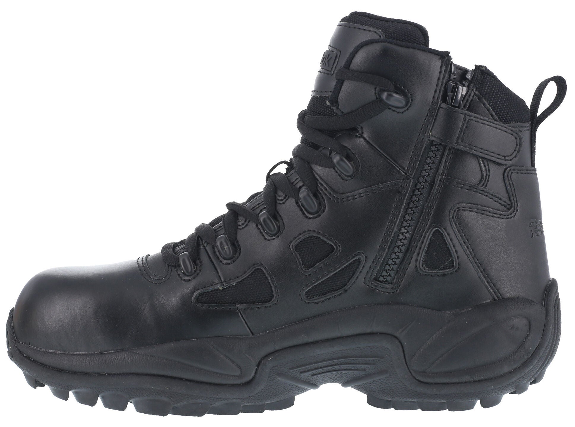 reebok composite toe side zip boots