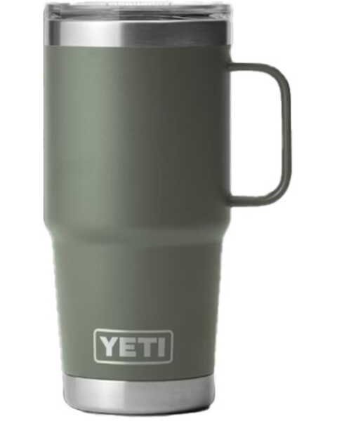 Image #1 - Yeti Rambler® 20oz Travel Mug with Stronghold™ Lid, Green, hi-res