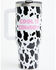 Image #1 - Boot Barn 40oz Cool It Cowboy Tumbler With Handle, Black/white, hi-res