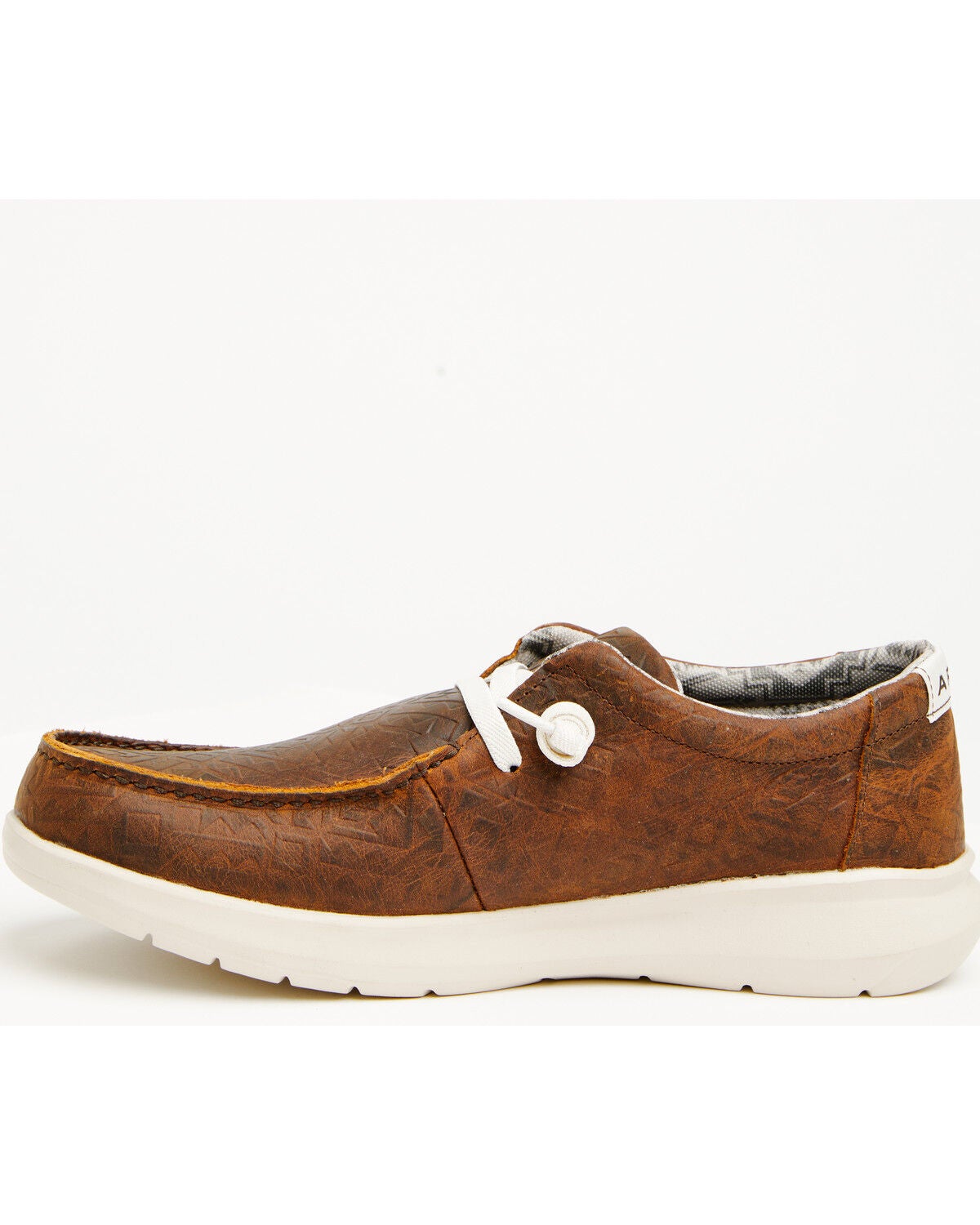 Image #3 - Ariat Men's Hilo Blanket Embossed Casual Shoes - Moc Toe, Mahogany, hi-res