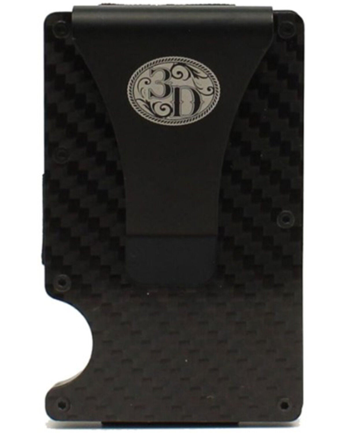 3D Men's Smart Utility Wallet, Black, hi-res