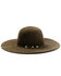 Atwood Men's 20X Open Crown Fur Felt Blend Western Hat, Pecan, hi-res