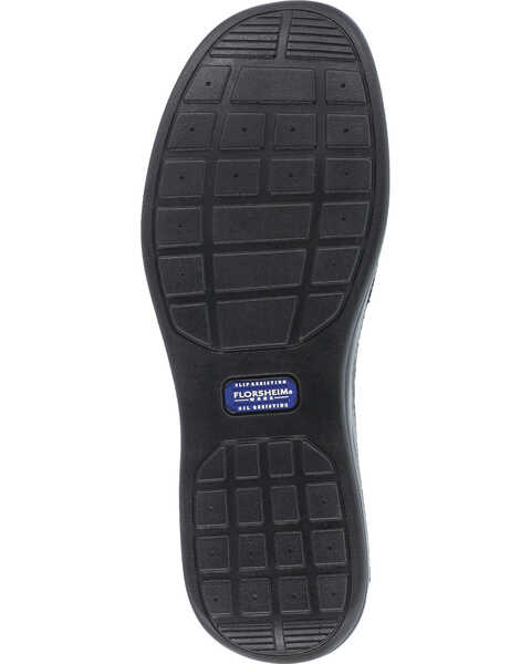 Image #5 - Florsheim Women's Slip-On Work Shoes - Steel Toe , Black, hi-res