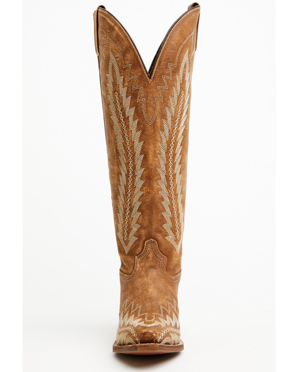Image #4 - Laredo Women's Roxelle Tall Western Boots - Snip Toe, Honey, hi-res