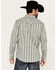 Image #4 - Moonshine Spirit Men's Bourbon Street Plaid Print Long Sleeve Snap Western Shirt, Brown, hi-res