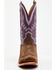 Image #4 - Hyer Men's Culver Roughout Western Boots - Square Toe , Brown, hi-res